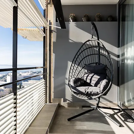 Ballerina-luxury & Modern, Sea View, Private Garage Parking, Eeasy Access To & Old Town 스플리트