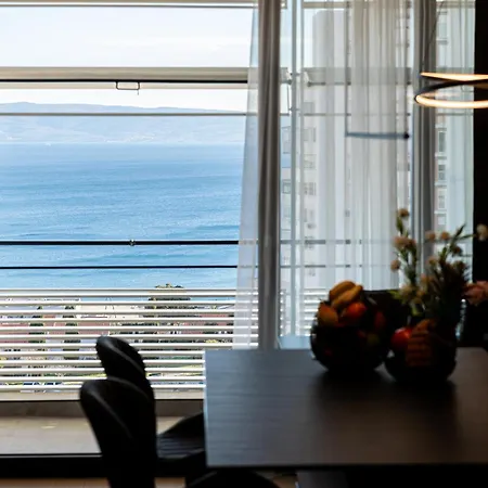 شقة Ballerina-luxury & Modern, Sea View, Private Garage Parking, Eeasy Access To & Old Town سبليت
